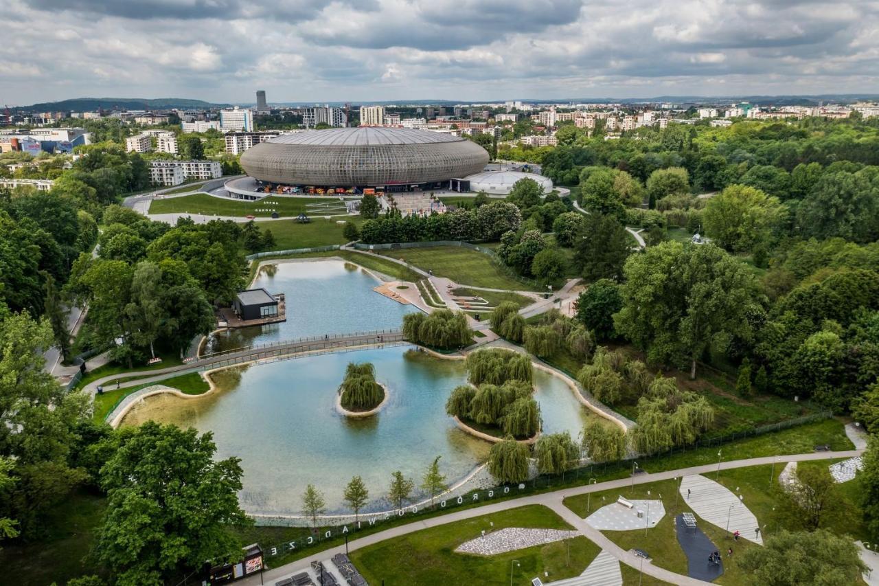 Tauron Arena Apartment With Garage - Krakow Lema 外观 照片