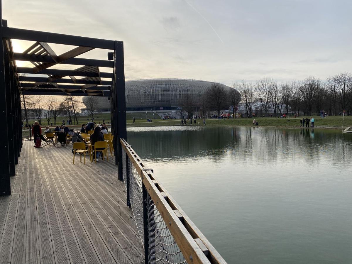 Tauron Arena Apartment With Garage - Krakow Lema 外观 照片